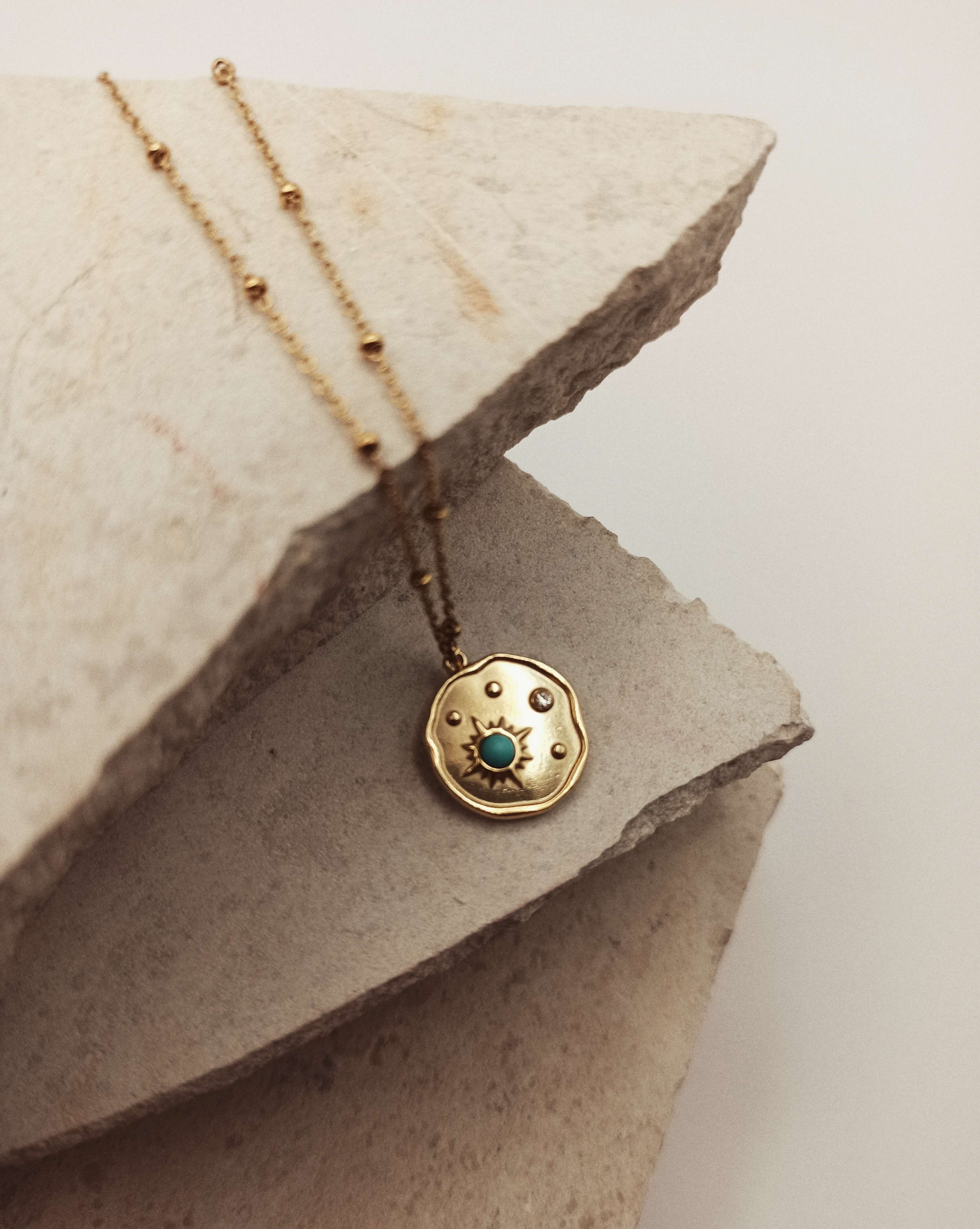Moon Necklace - Pajaritos