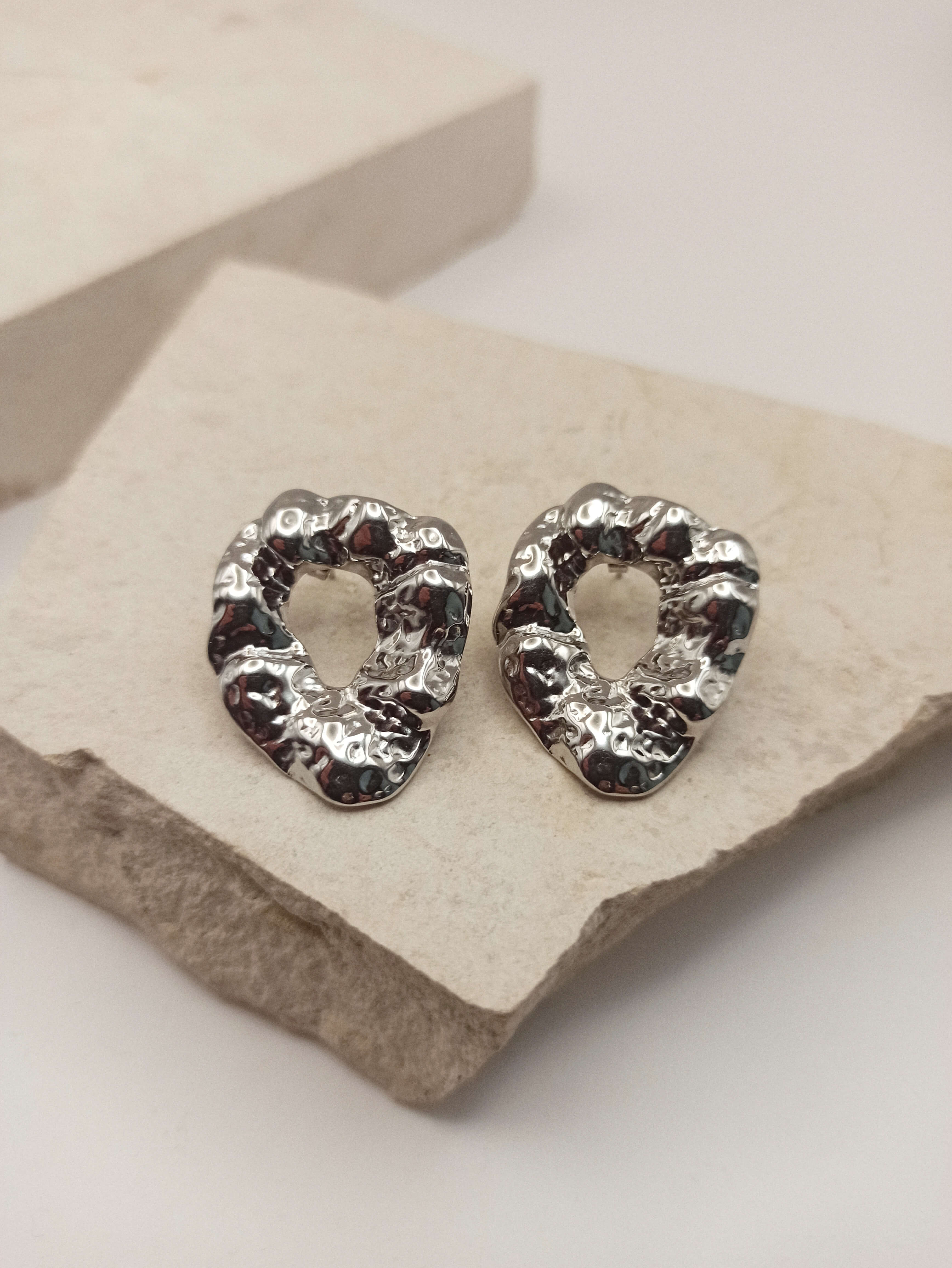 Fleur Silver Earrings - Pajaritos