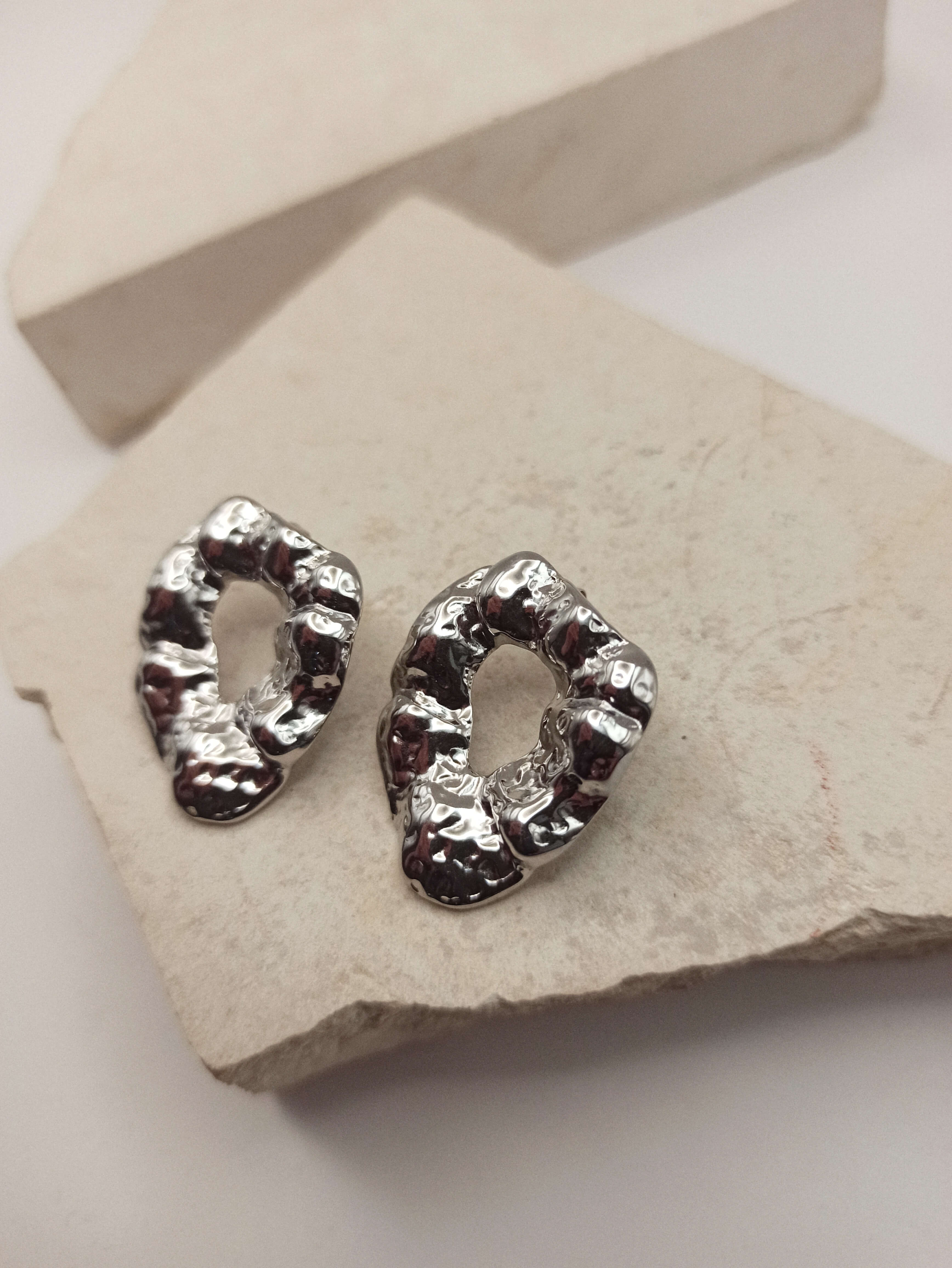 Fleur Silver Earrings - Pajaritos