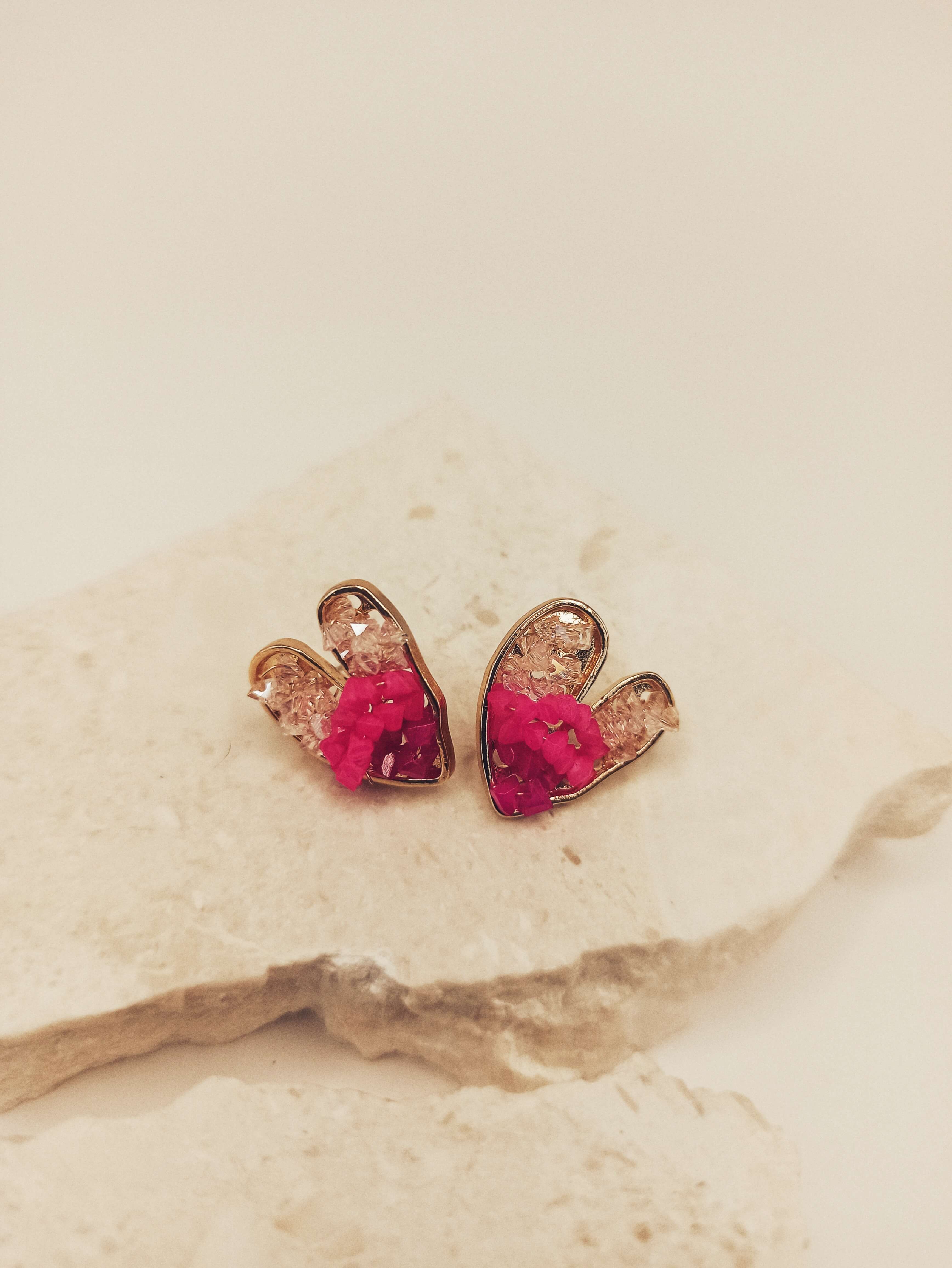 Phaedra Heart Studs, Kαρφωτά Σκουλαρίκια, Stainless Steel Κοσμήματα, Κοσμήματα Γυναικεία,  Μοντέρνα σκουλαρίκια, Πρωτότυπα Σκουλαρίκια, Γυναικεία Σκουλαρίκια, Σκουλαρίκια Καρδιά