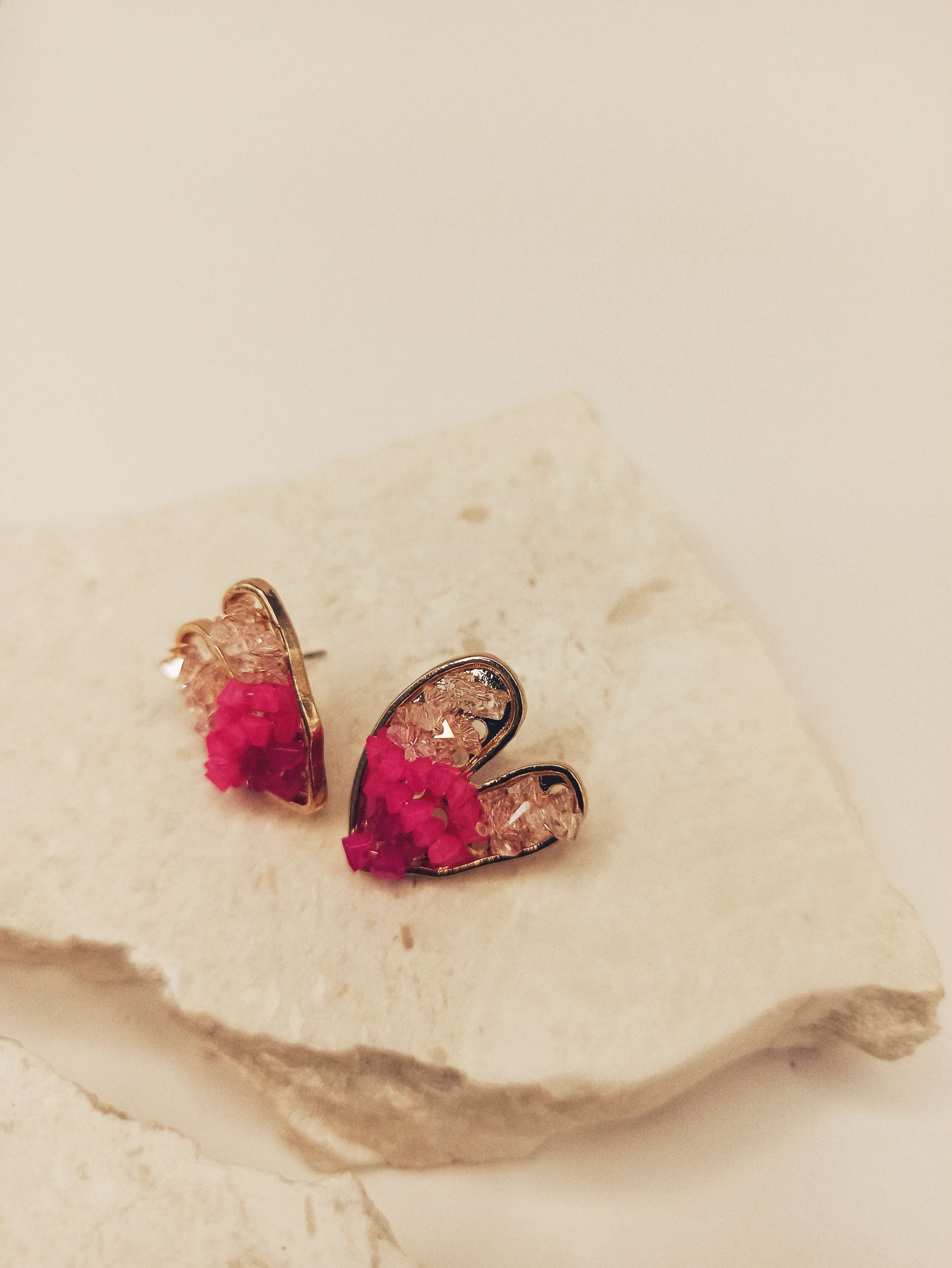 Phaedra Heart Studs, Kαρφωτά Σκουλαρίκια, Stainless Steel Κοσμήματα, Κοσμήματα Γυναικεία,  Μοντέρνα σκουλαρίκια, Πρωτότυπα Σκουλαρίκια, Γυναικεία Σκουλαρίκια, Σκουλαρίκια Καρδιά