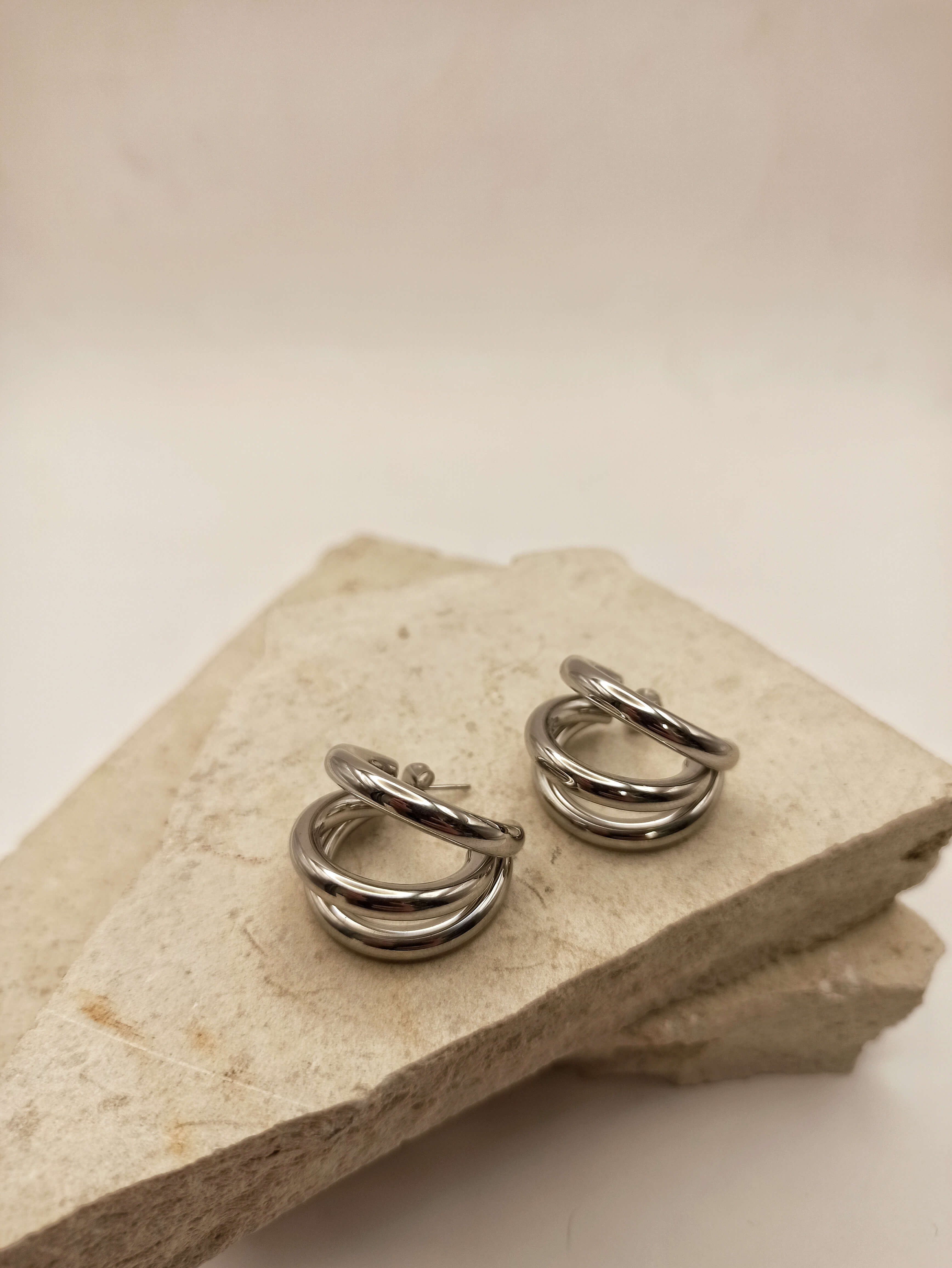 Triplett Hoops Silver