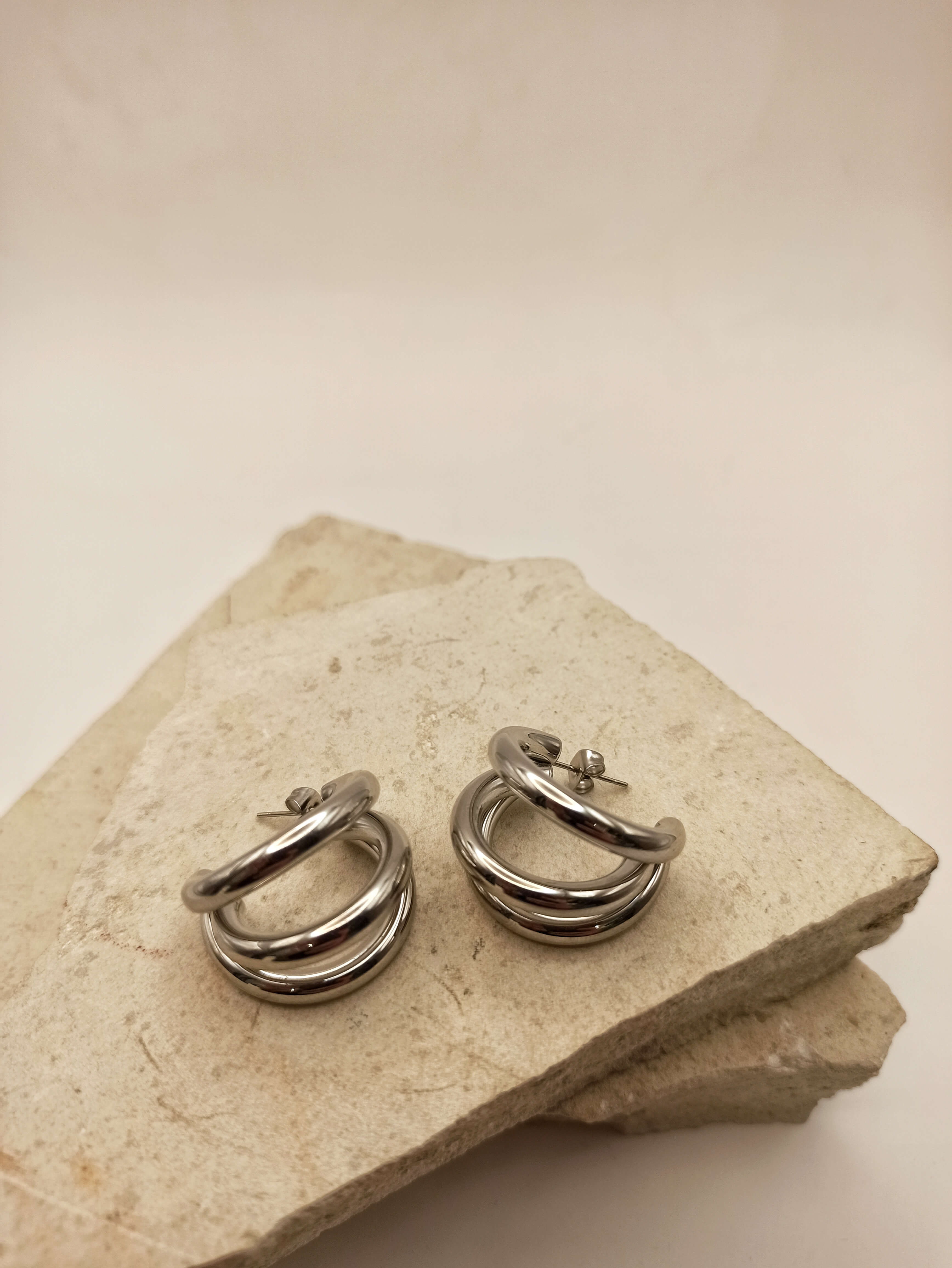 Triplett Hoops Silver