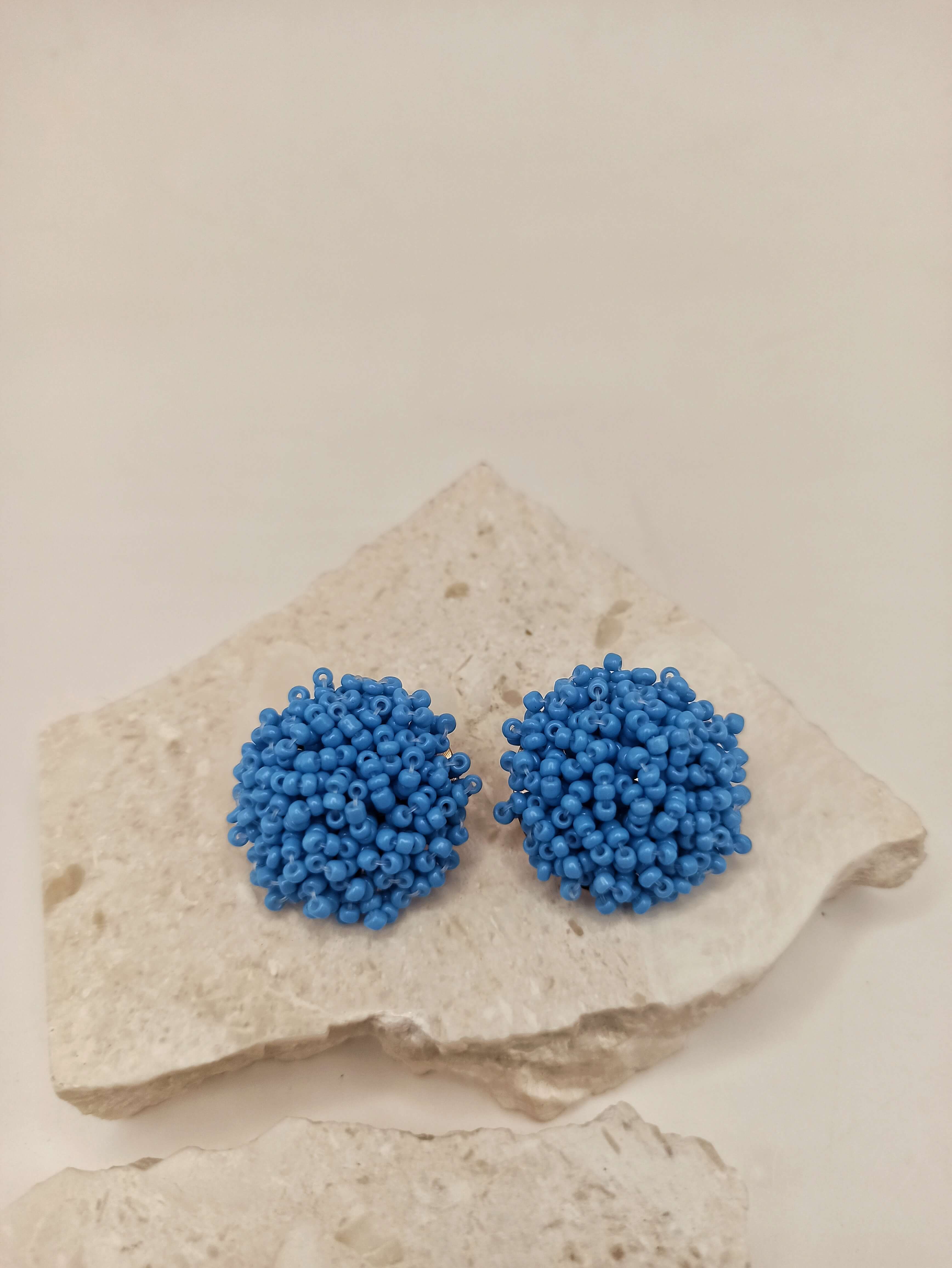 Blue Ivi Miyuki Studs