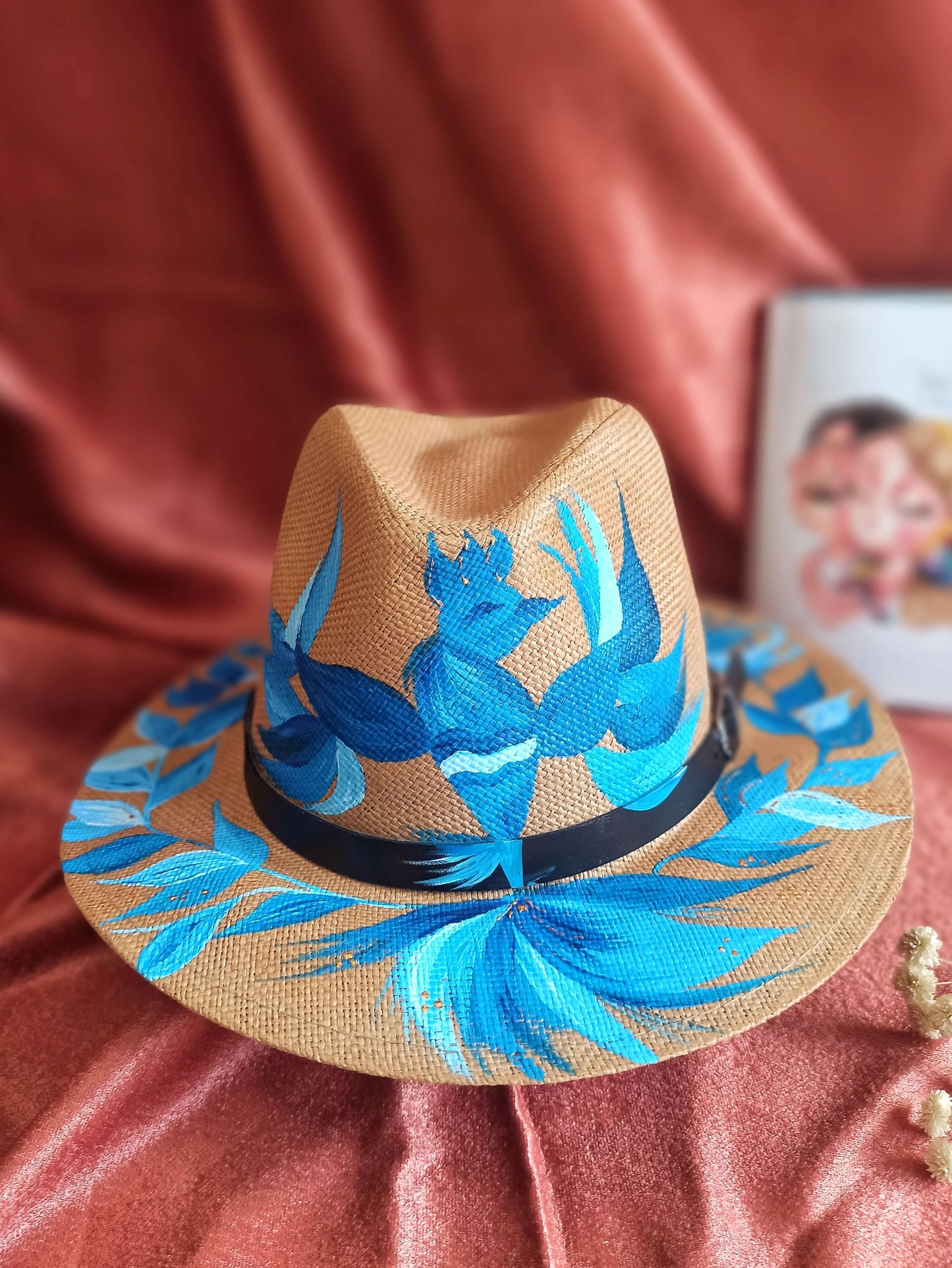 "The phoenix" brown panama hat