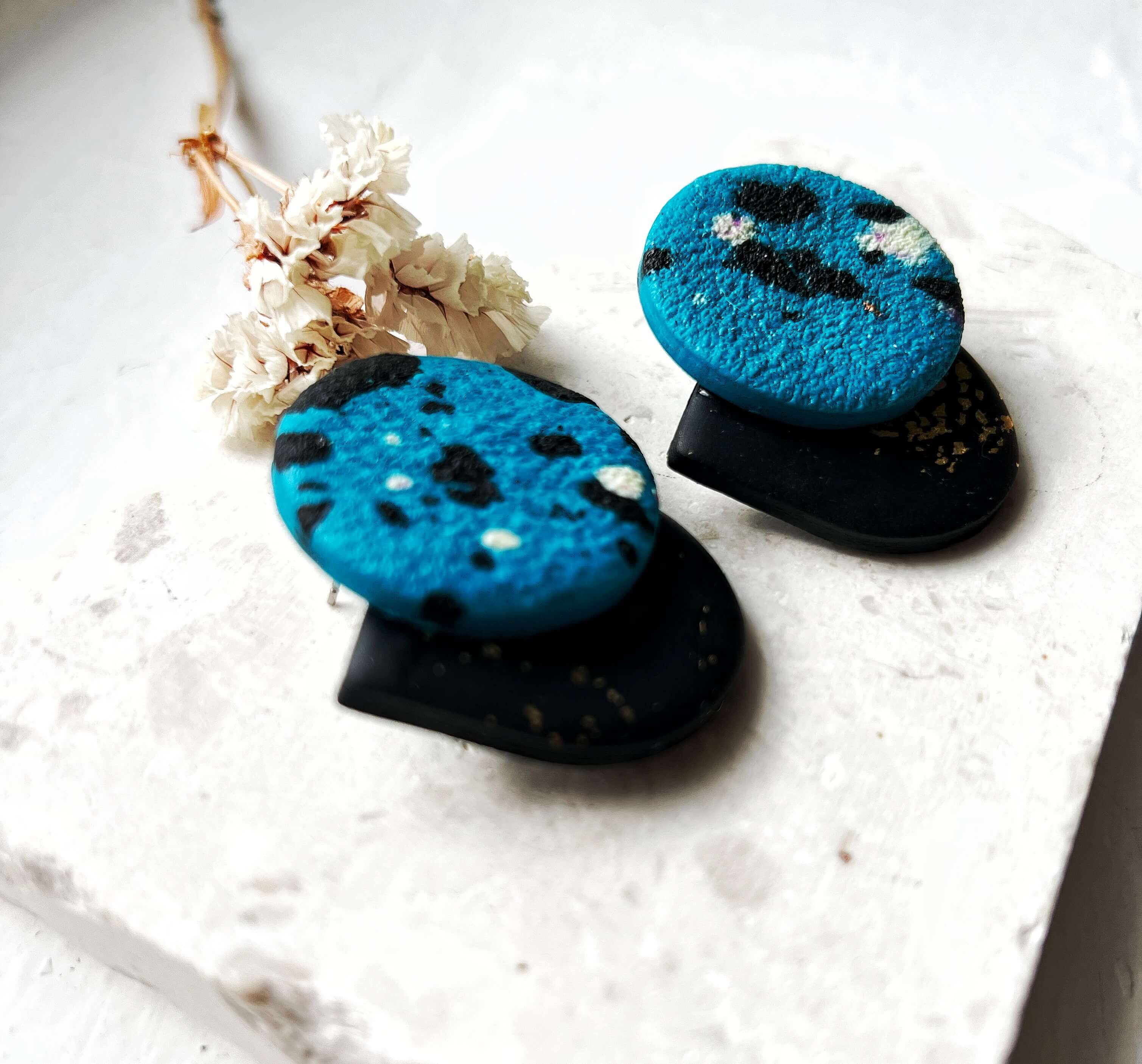 Γεωμετρικα σκουλαρικια καρφωτα για δωρο χειροποιητα κοσμηματα γυναικεια ιδιαιτερα περιεργα μεγαλα pajaritos