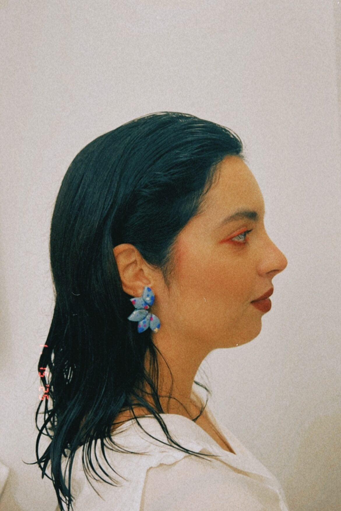 Σκουλαρικια e shop χειροποιητα γυναικεια δωρα πρωτοτυπα μοντερνα μπλε ιδιαιτερα κοσμηματα χονδρικης απο πηλο pajaritos