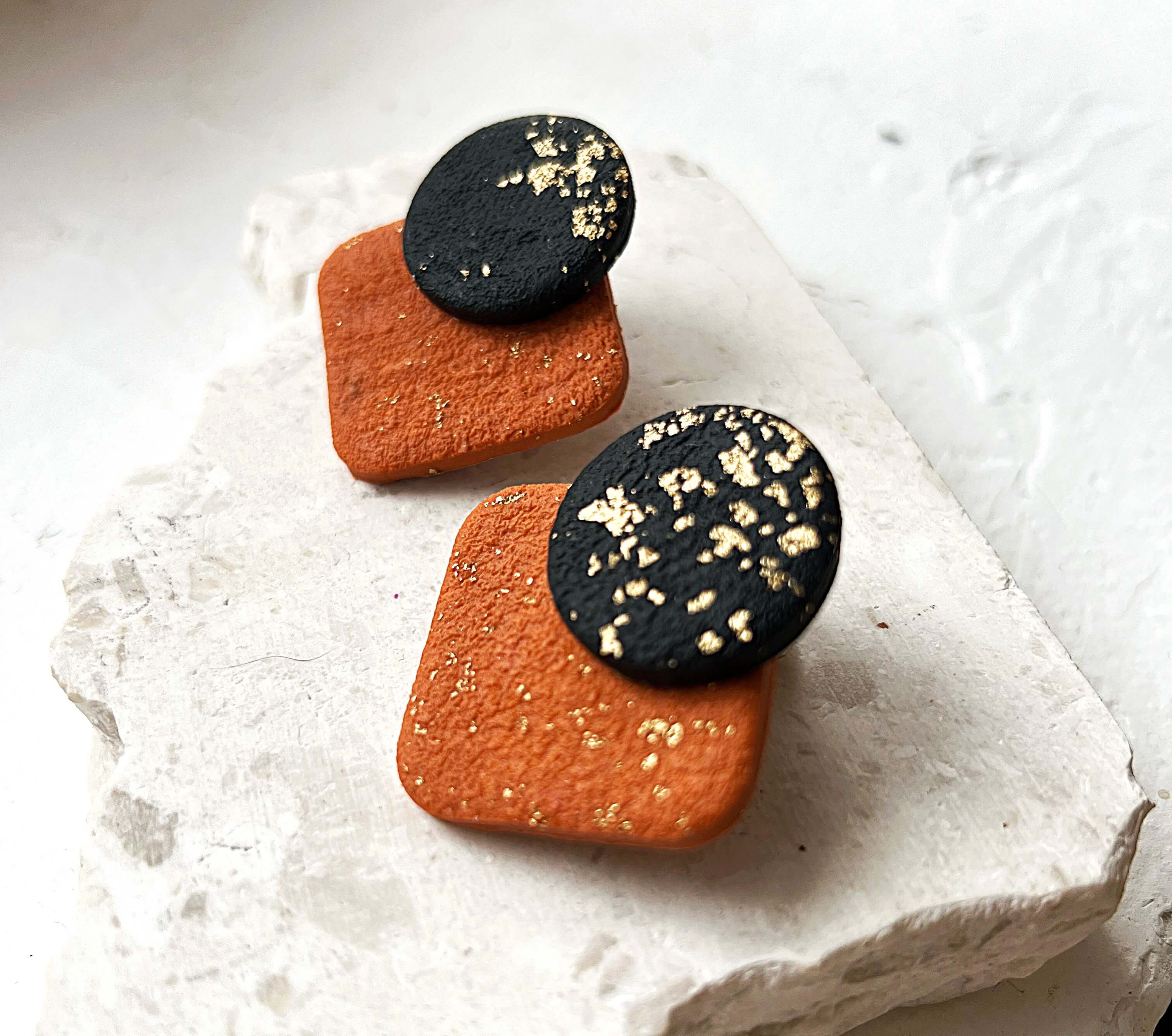 Μοντερνα χειροποιητα σκουλαρικια απο πολυμερικο πηλο μεγαλα οικονομικα κοσμηματα χονδρικης pajaritos