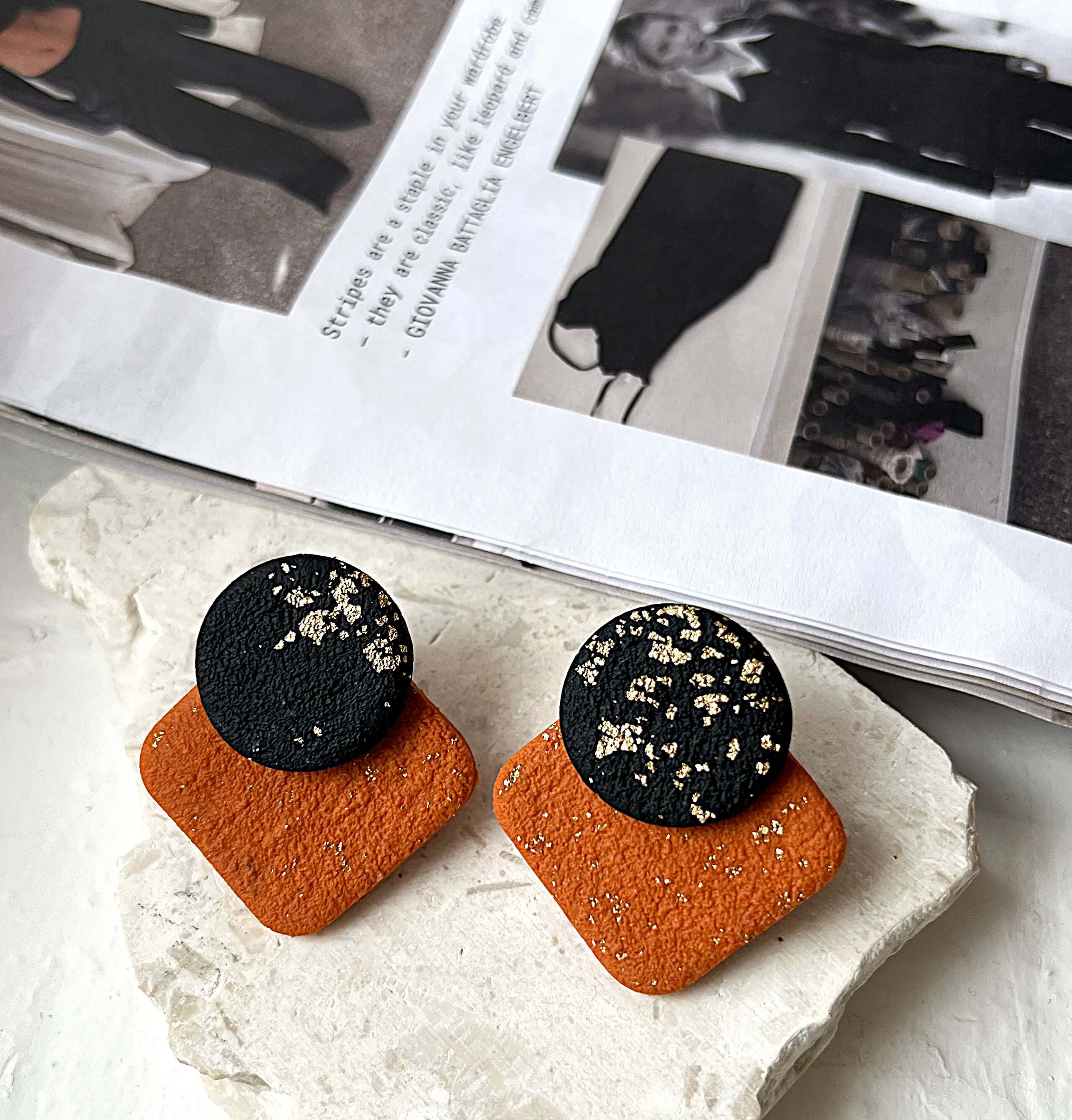 Σκουλαρικια χειροποιητα μεγαλα γεωμετρικα γυναικεια μοντερνα κοσμηματα για δωρο πρωτοτυπα μποχο pajaritos