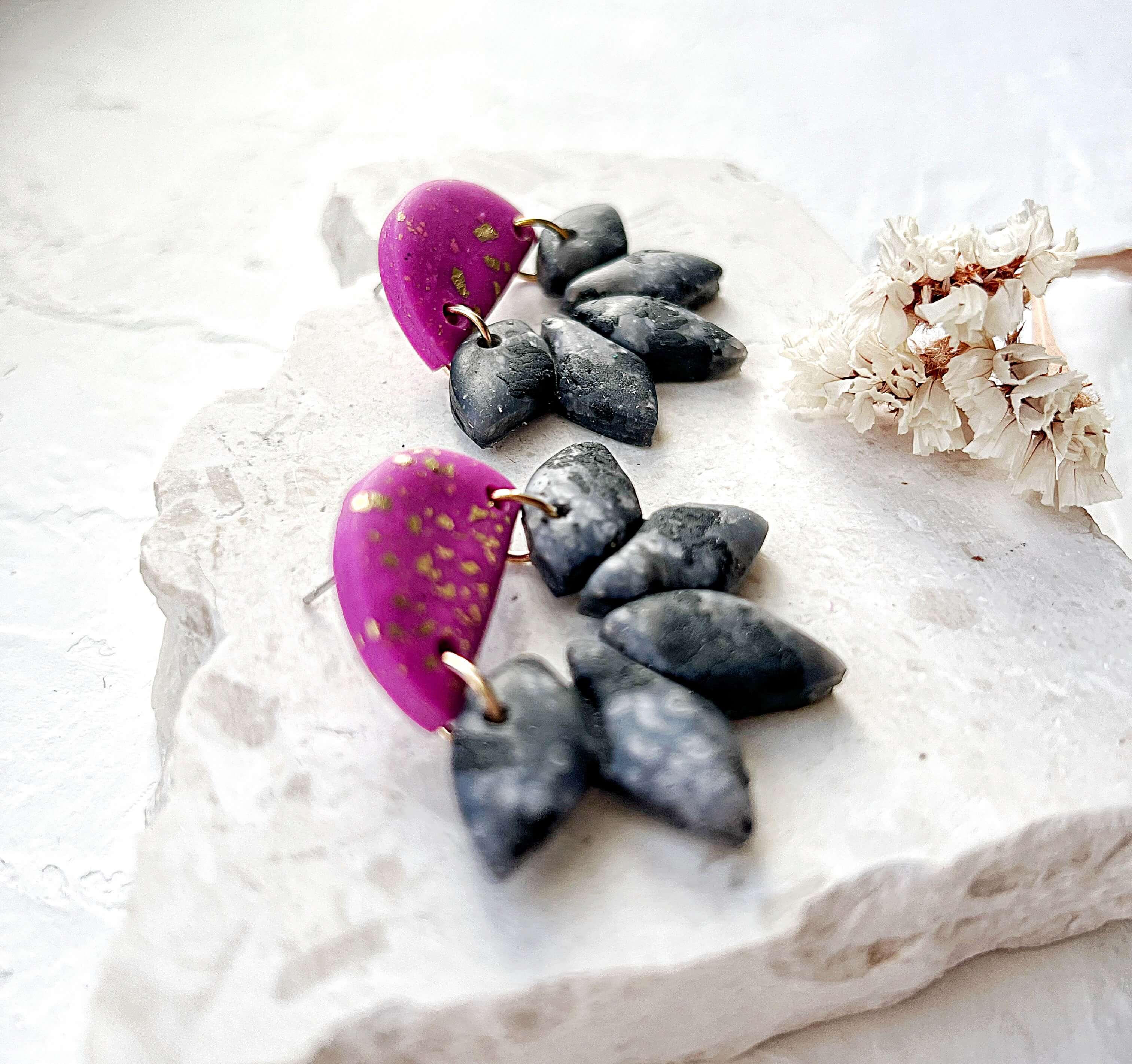 Κρεμαστα σκουλαρικια απο πηλο περιεργα χειροποιητα πρωτοτυπα κοσμηματα για δωρο γυναικεια μποχο ελαφρια οικονομικα pajaritos χονδρικης