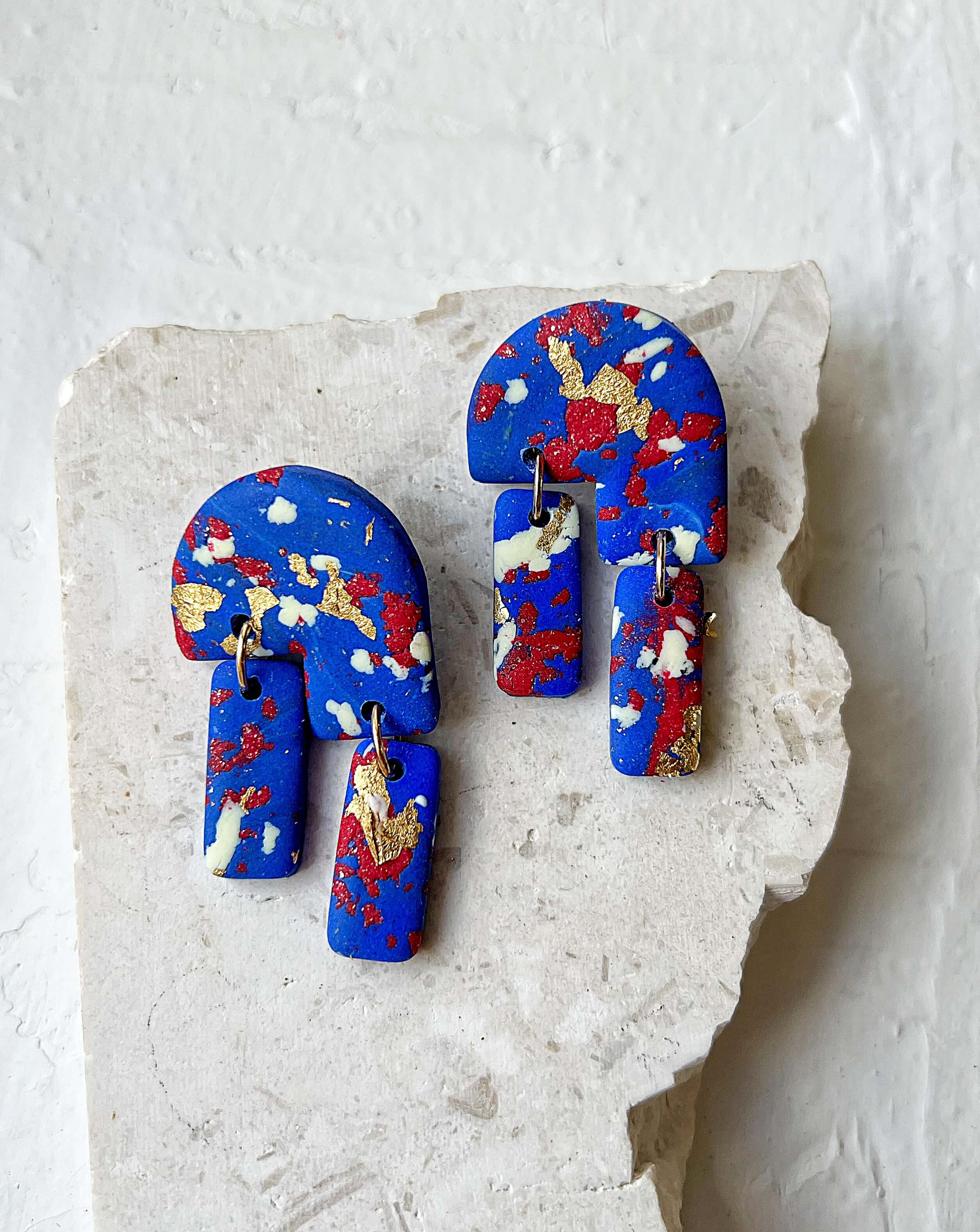 Κρεμαστα χειροποιητα σκουλαρικια γυναικεια μεγαλα μπλε μποχο κοσμηματα για δωρο εντυπωσιακα ιδιαιτερα pajaritos