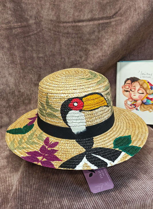 Tucan Bird Straw hat