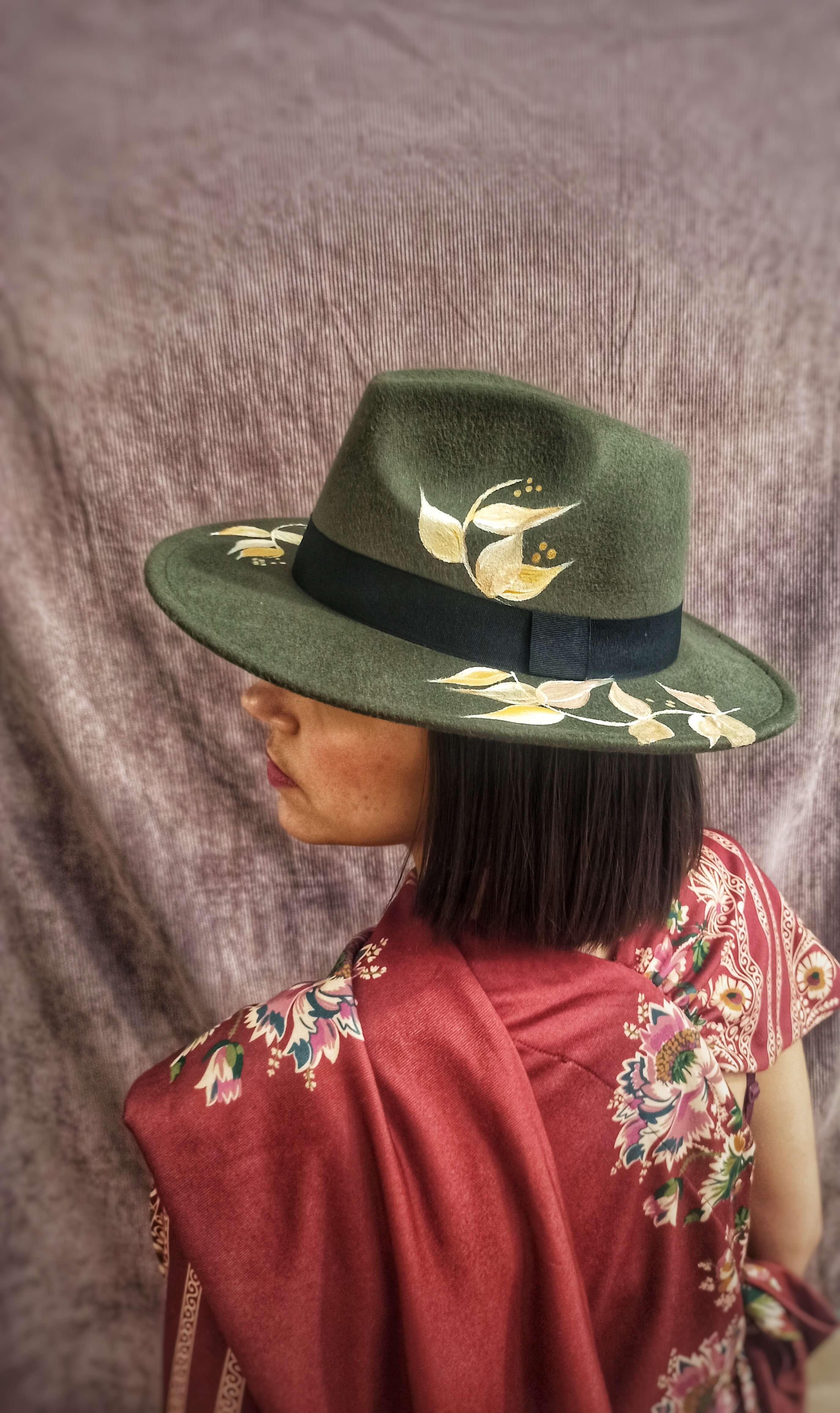 "Elyssa" fedora hat - Pajaritos