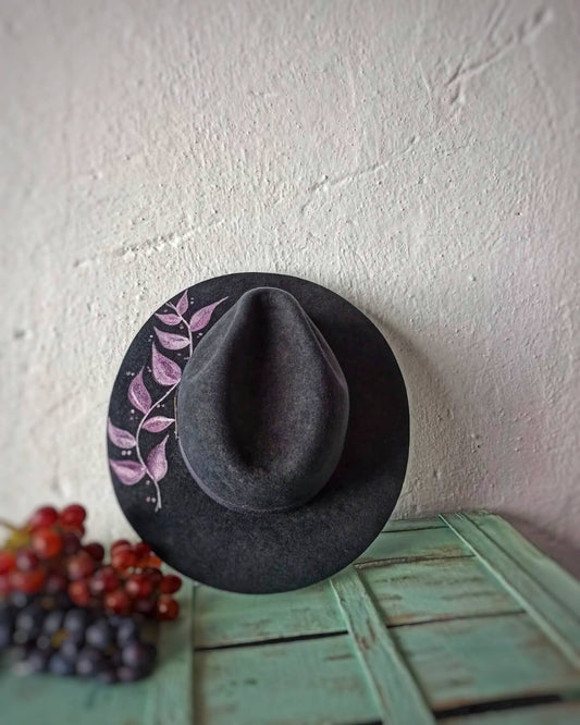 ''Norma'' fedora  felted hat